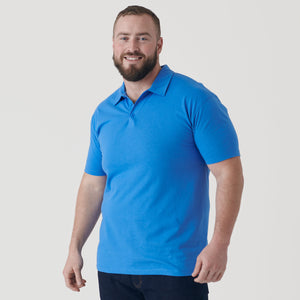 True ClassicPeriwinkle Blue Short Sleeve Polo