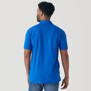 True ClassicElectric Blue Short Sleeve Polo