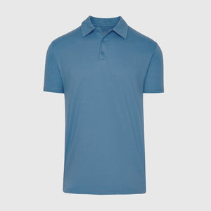 True ClassicIndigo Short Sleeve Polo