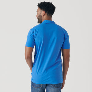 True ClassicPeriwinkle Blue Short Sleeve Polo