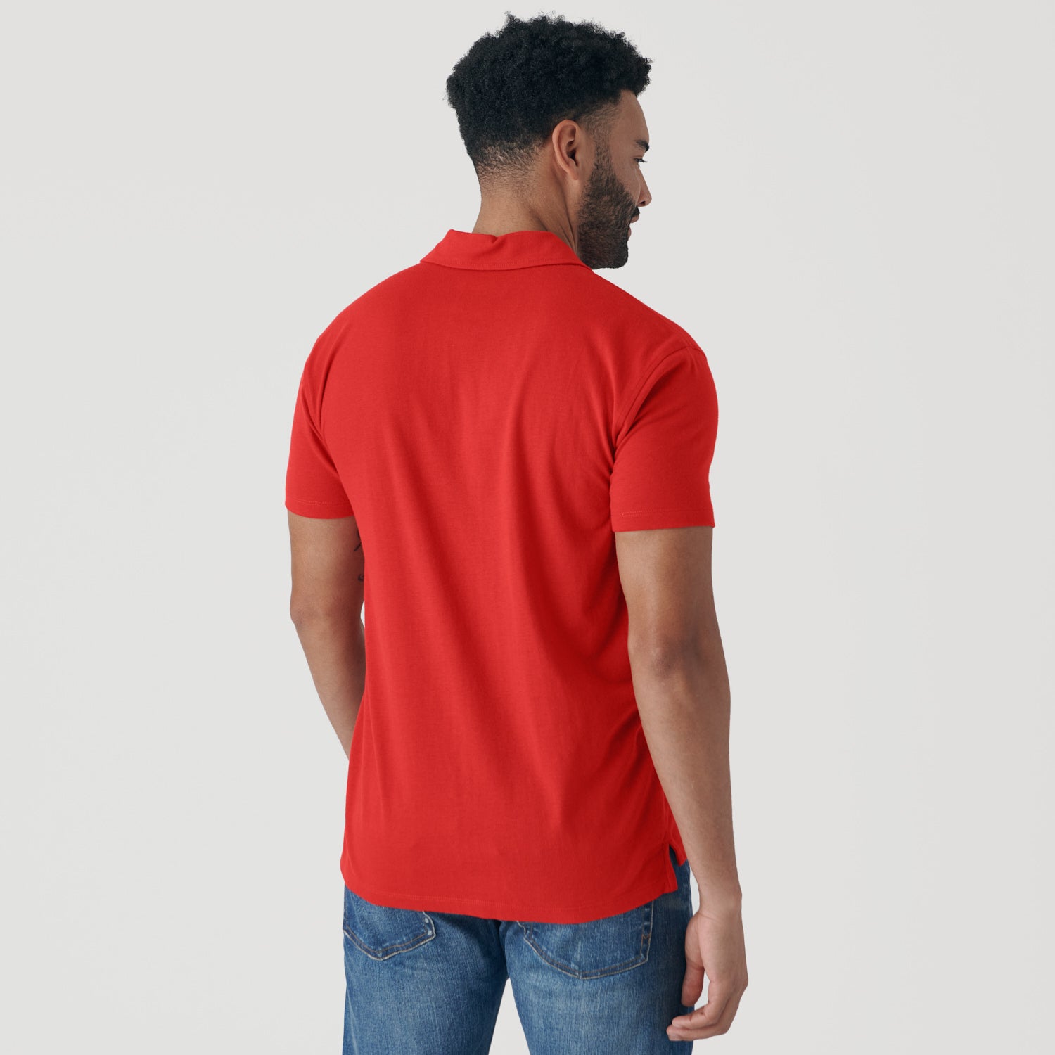 Men s True Red Polo Shirt True Classic