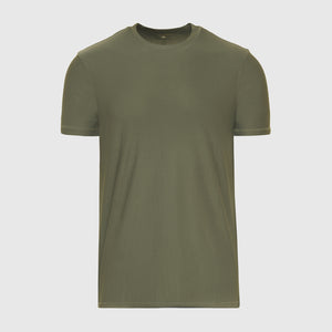 True ClassicActive T-Shirt mit Rundhalsausschnitt in Militärgrün