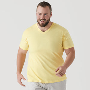 True ClassicMellow Yellow V-Neck Tee