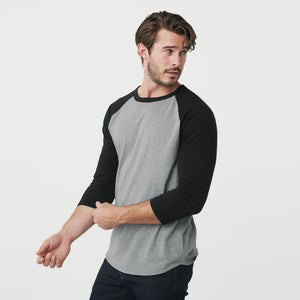 Men's Raglan T-Shirt - Long Sleeves by BannerBuzz