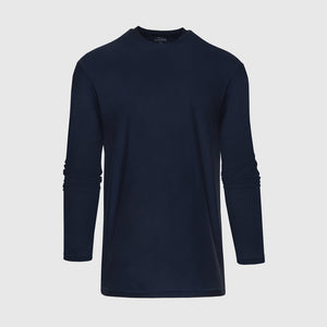 True ClassicNavy Active Long Sleeve Crew T-Shirt