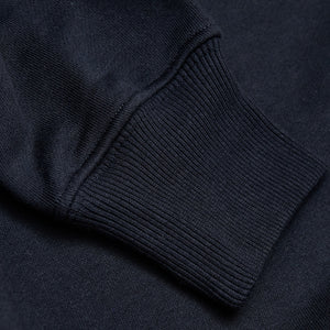 True ClassicNavy Fleece French Terry Pullover Crew Neck