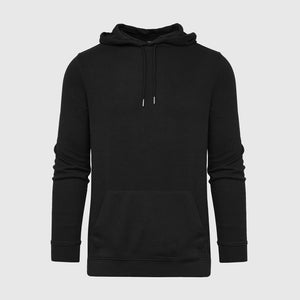 True ClassicBlack Waffle Hoodie