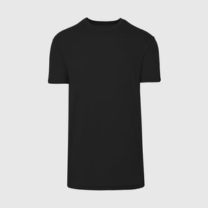 True ClassicBlack Tall Straight Hem Crew Neck T-Shirt