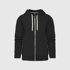 True ClassicBlack Fleece French Terry Zip Hoodie