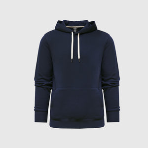 True ClassicNavy Fleece French Terry Pullover Hoodie