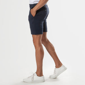 True Classic7" Navy Comfort Knit Chino Shorts