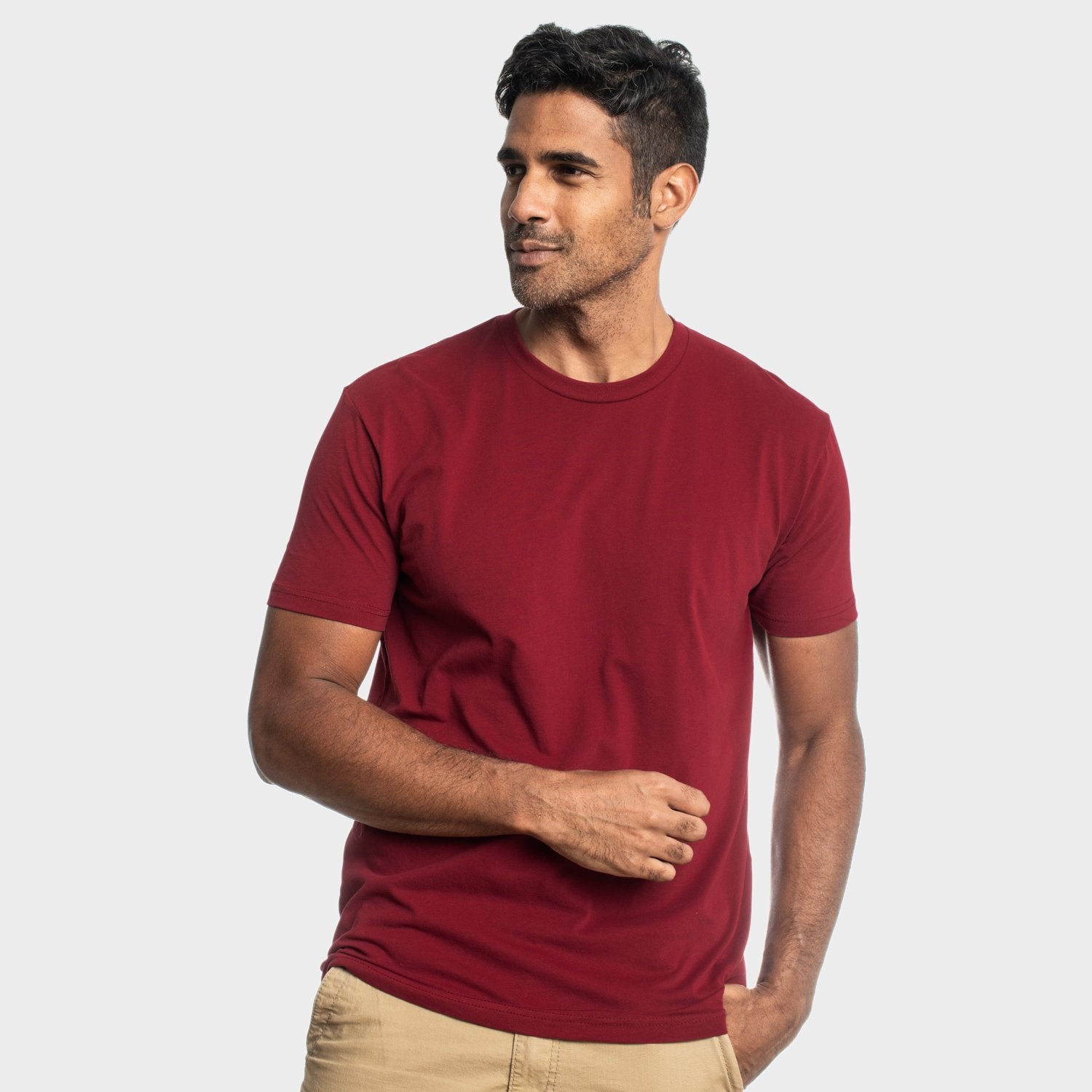 Cardinal Red Crew Neck T-Shirt – True Classic