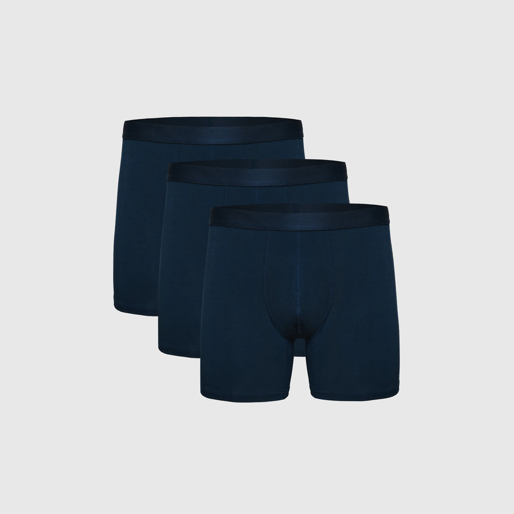 Members Only Men's 3 Pack Boxer Brief Underwear Cotton Spandex Ultra Soft &  Breathable, Underwear for Men - Black L