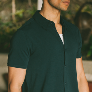 True ClassicNavy Short Sleeve Knit Shirt