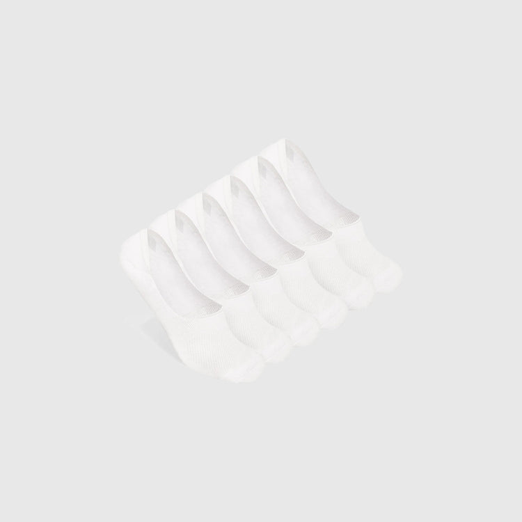 White No Show Socks 3-Pack